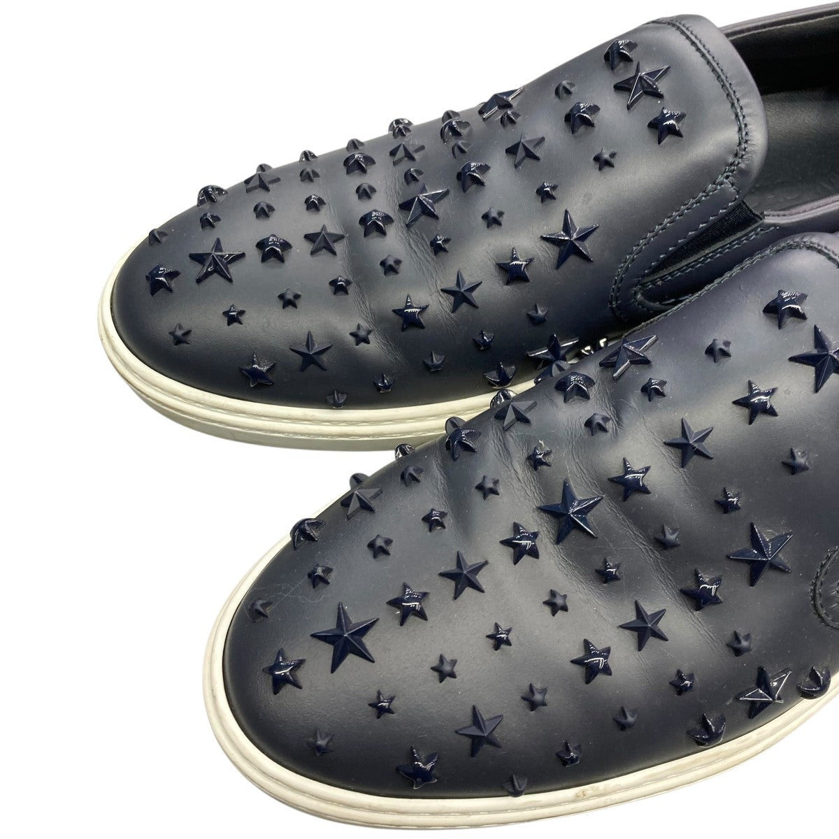 JIMMY CHOO(ジミーチュウ) スリッポン ネイビー サイズ 43