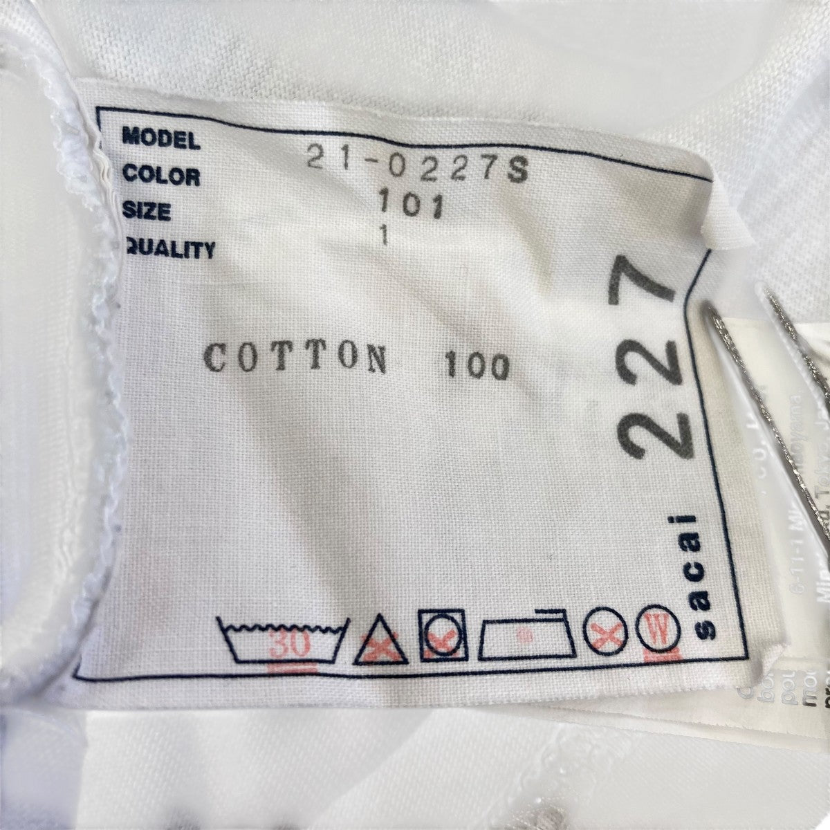 sacai SADE T-ShirtクルーネックTシャツ21-0227S 古着・中古-6枚目のアイテム画像