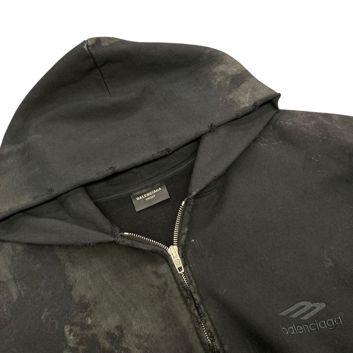 BALENCIAGA(バレンシアガ) 23AWジップパーカー744454 744454 ブラック