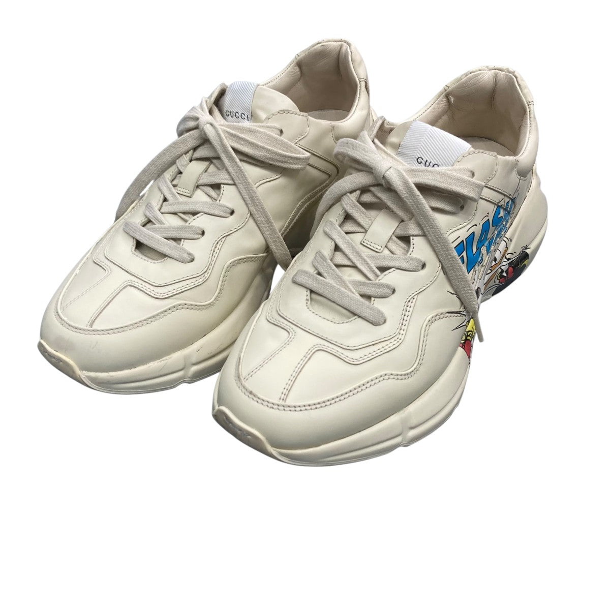 GUCCI(グッチ) フラッシュトレックスニーカー ホワイト サイズ 6