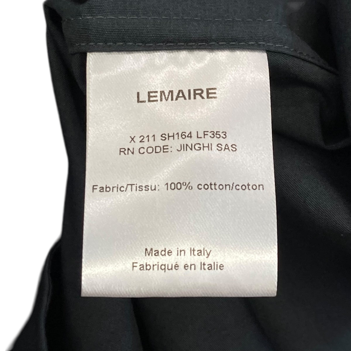 LEMAIRE(ルメール) バンドカラーシャツX211 SH164 LF353 X211