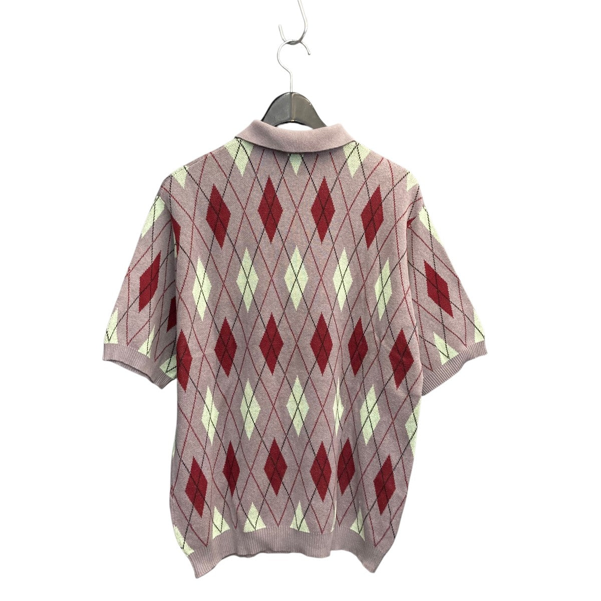 Supreme 21AWArgyle Zip Polo半袖ポロシャツ 古着・中古-2枚目のアイテム画像