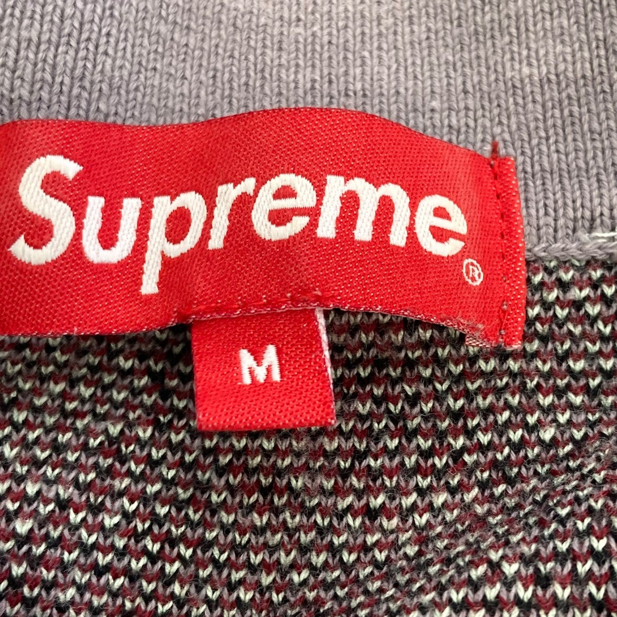 Supreme 21AWArgyle Zip Polo半袖ポロシャツ 古着・中古-7枚目のアイテム画像