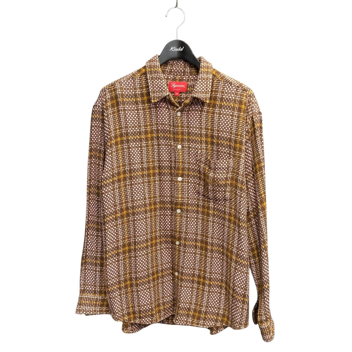 Supreme(シュプリーム) 23SSBasket Weave Plaid Shirtチェックシャツ