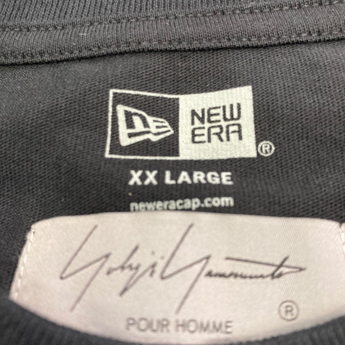 Yohji Yamamoto pour homme×New Era TシャツHD-T95-081 古着・中古-6枚目のアイテム画像