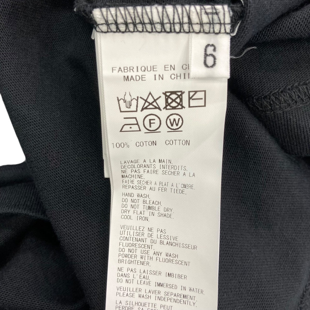 Yohji Yamamoto pour homme×New Era TシャツHD-T95-081 古着・中古-7枚目のアイテム画像