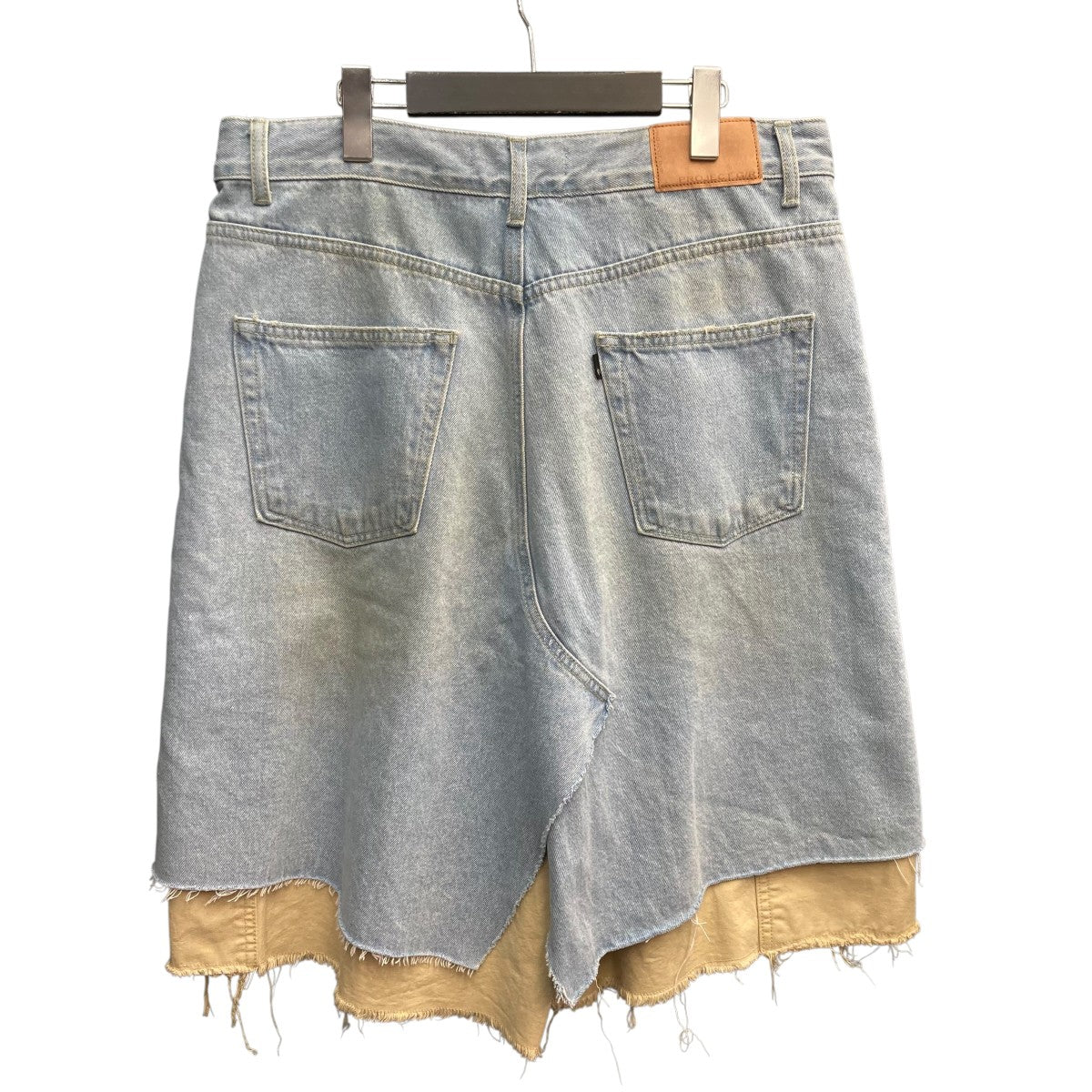 PROJECT G／R LAYERED SKIRT SHORTSデニムパンツ 古着・中古-2枚目のアイテム画像