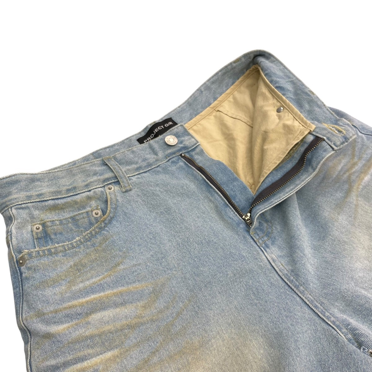 PROJECT G／R LAYERED SKIRT SHORTSデニムパンツ 古着・中古-3枚目のアイテム画像