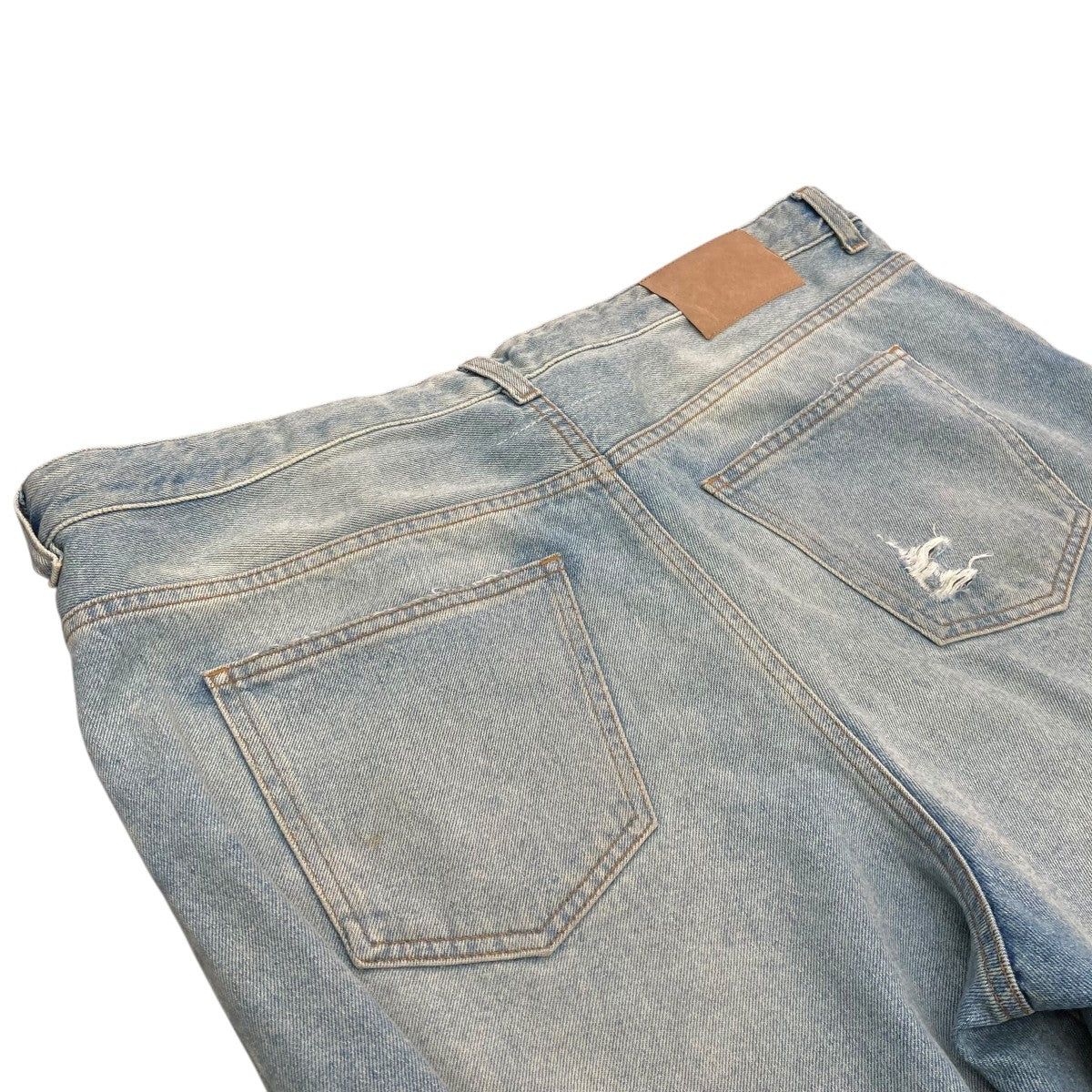 MM6 Maison Margiela 25SSTAPED DENIM SHORTSデニムパンツS52MU0126 古着・中古-4枚目のアイテム画像