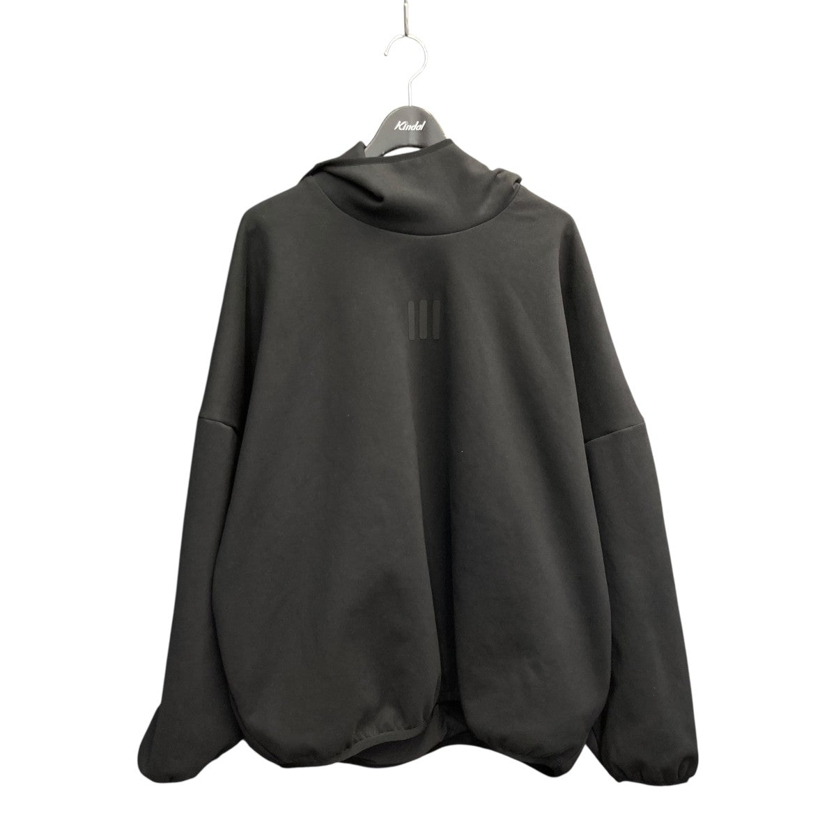 2023 Heavy Fleece Hoodie BlackプルオーバーパーカーIS5322