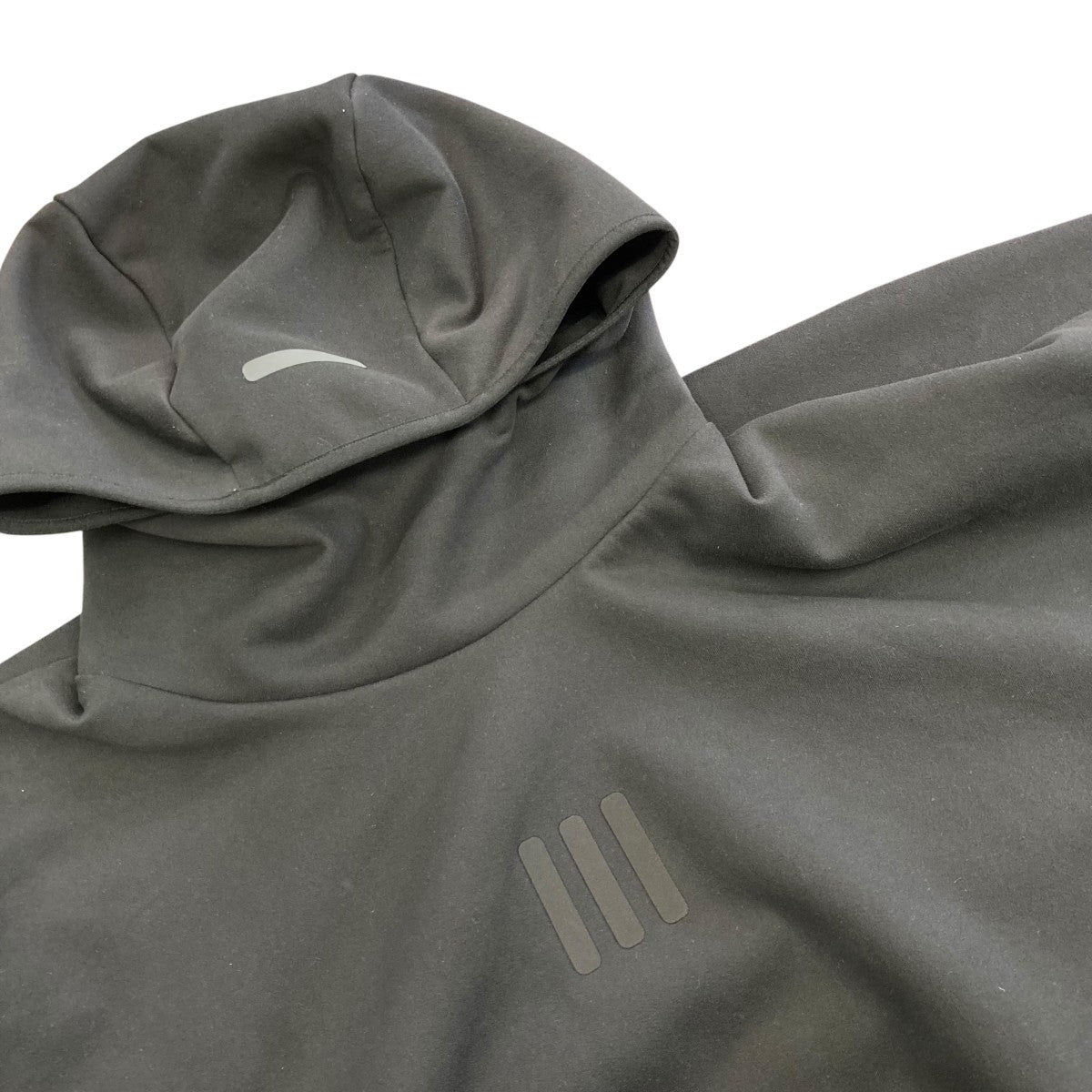 2023 Heavy Fleece Hoodie BlackプルオーバーパーカーIS5322