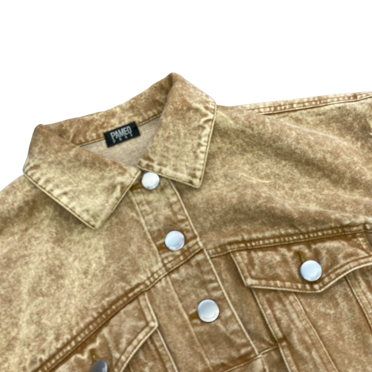 PAMEO POSE(パメオ ポーズ) WASHED DENIM JACKETデニムジャケット
