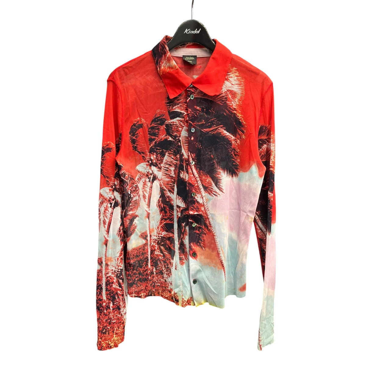 Jean Paul GAULTIER HOMME シアーシャツ461008 古着・中古-1枚目のアイテム画像