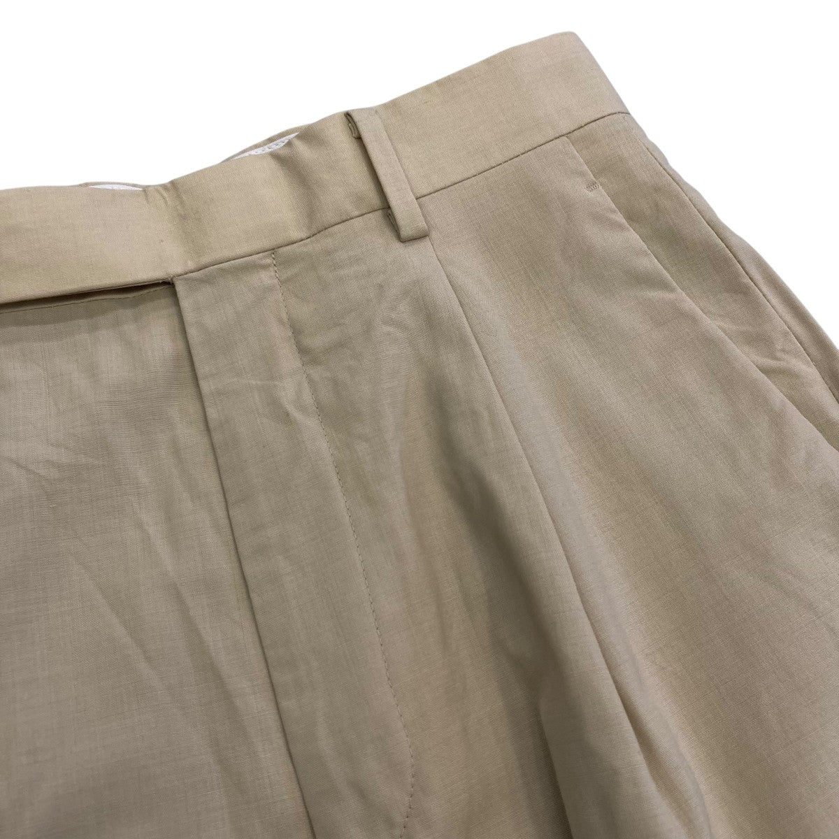 24SSSUPER FINE TROPICAL WOOL SLACKSスラックスA24SP06WT