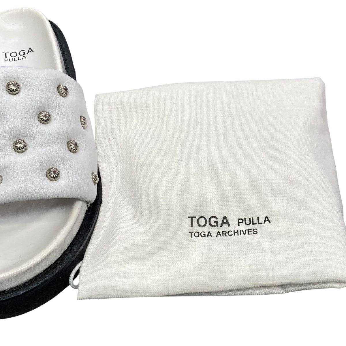 TOGA PULLA パフスタッズサンダル11218 古着・中古-10枚目のアイテム画像