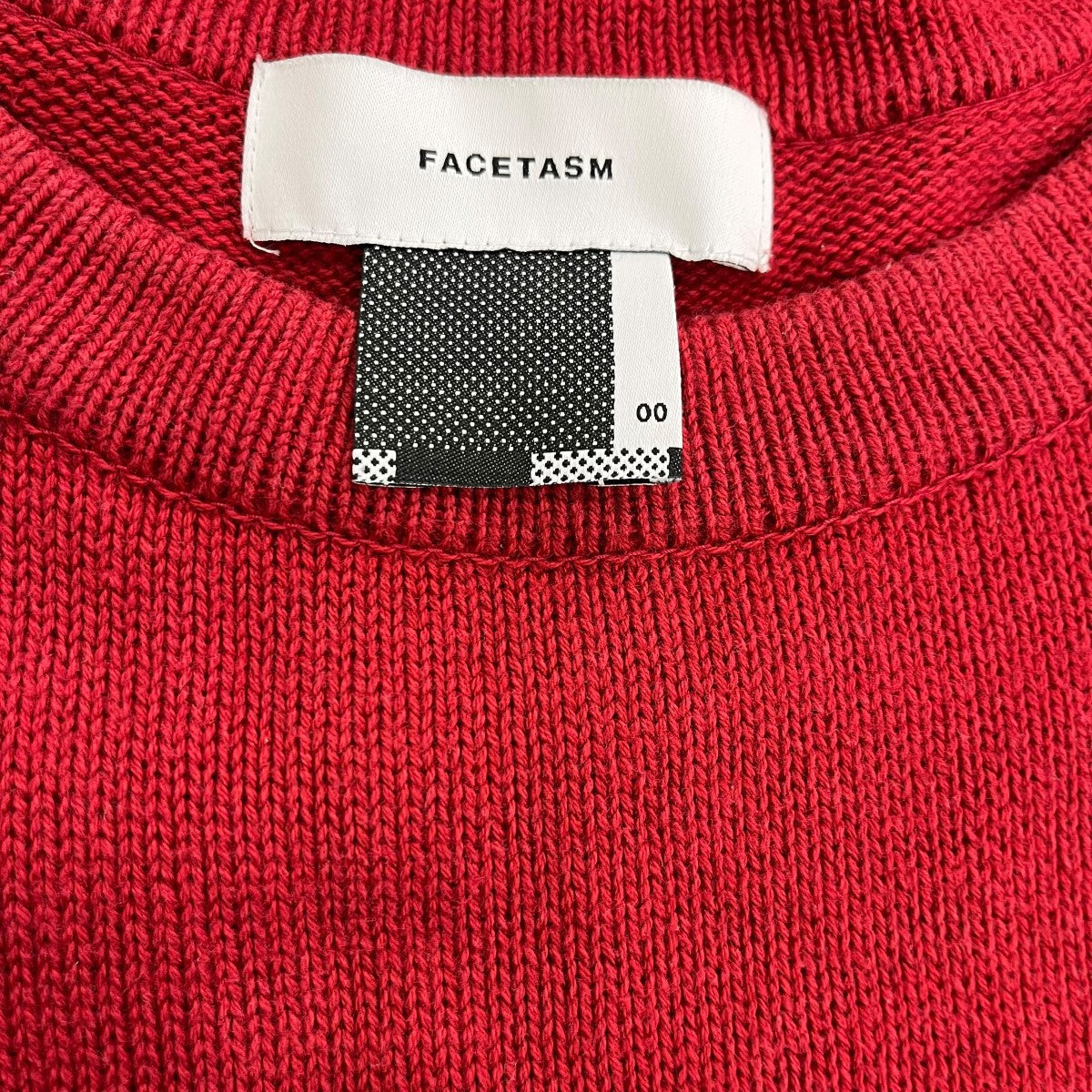 FACETASM PAINTED BIG SWEATER半袖ニットMRC-KN-U01 古着・中古-6枚目のアイテム画像