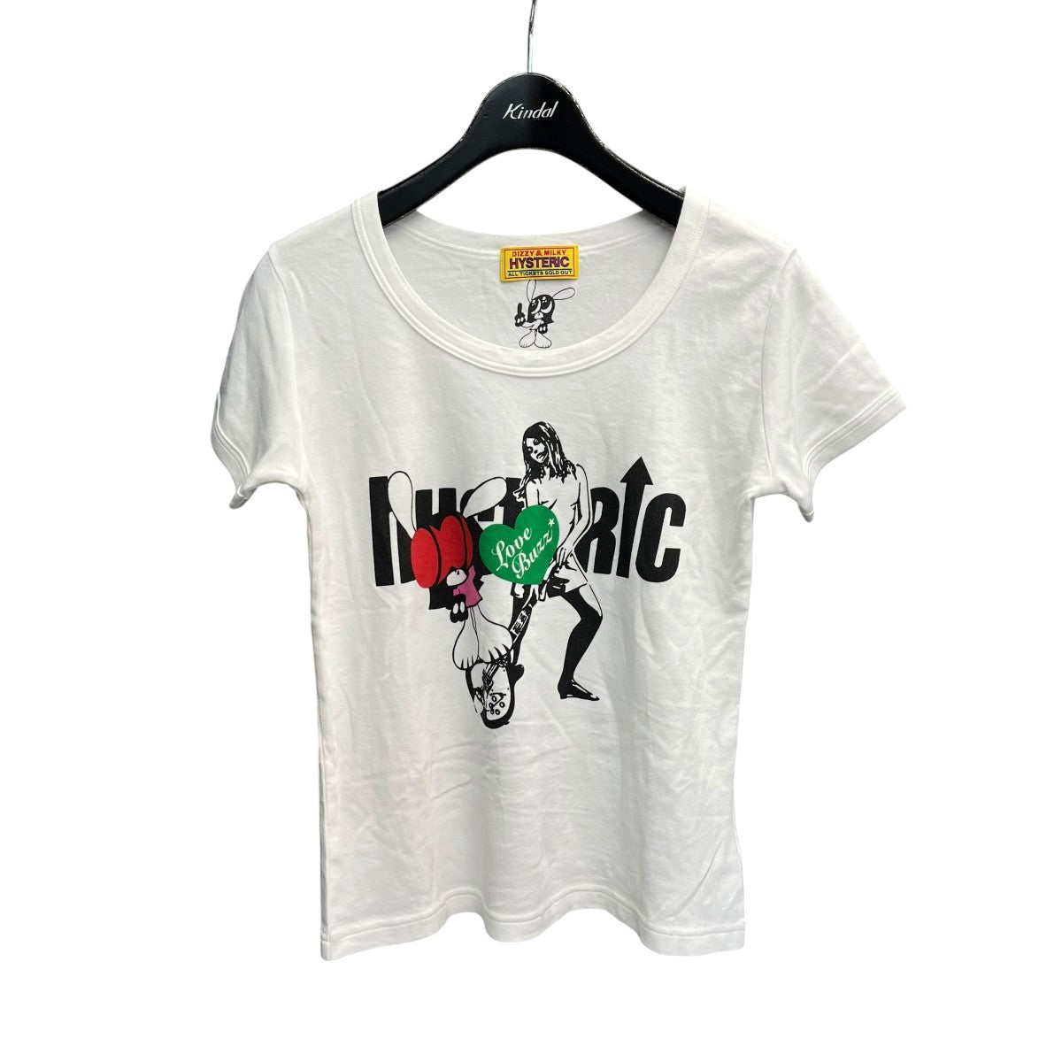 Hysteric Glamour×SKOLOCT Tシャツ01241CT24 古着・中古-1枚目のアイテム画像