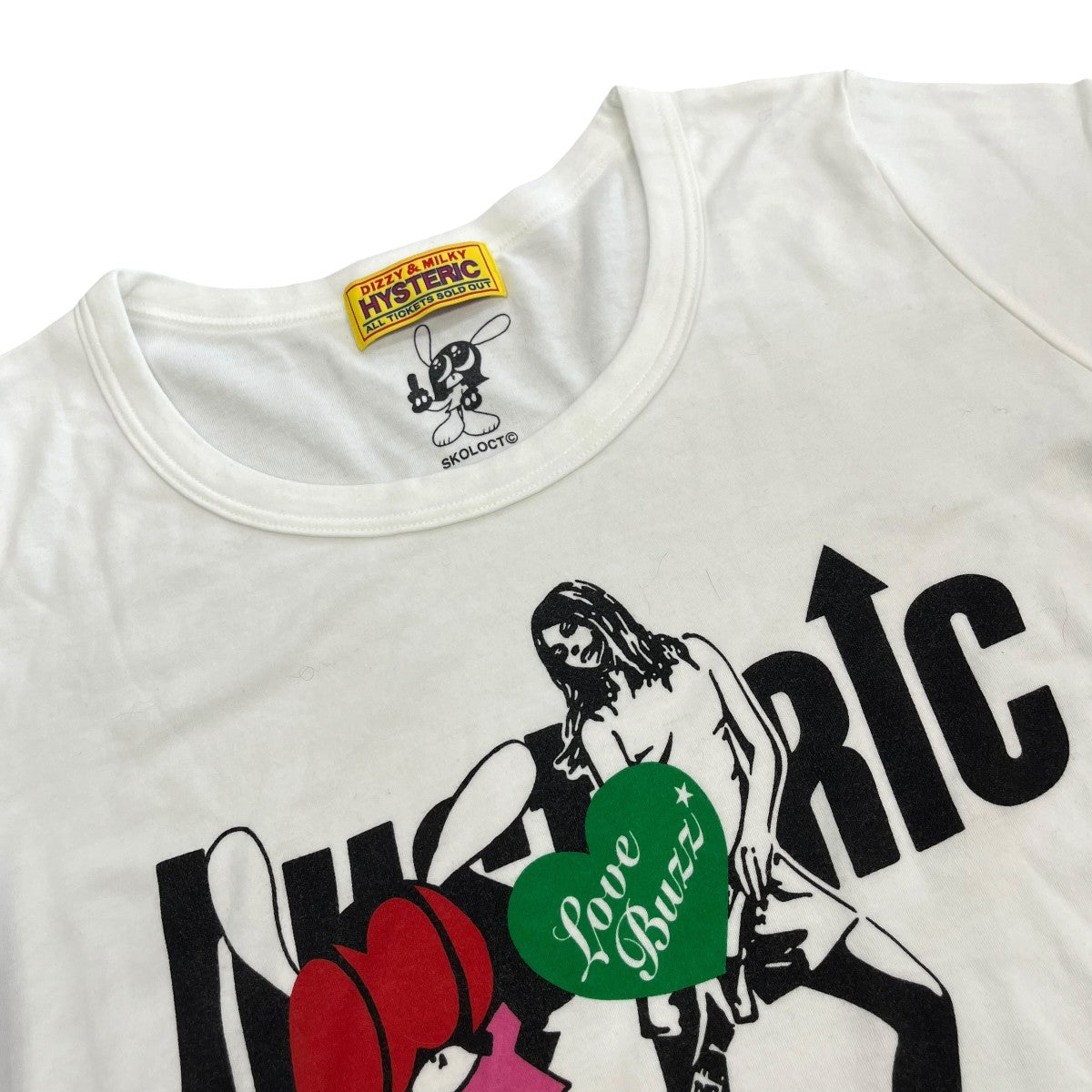 Hysteric Glamour×SKOLOCT Tシャツ01241CT24 古着・中古-3枚目のアイテム画像