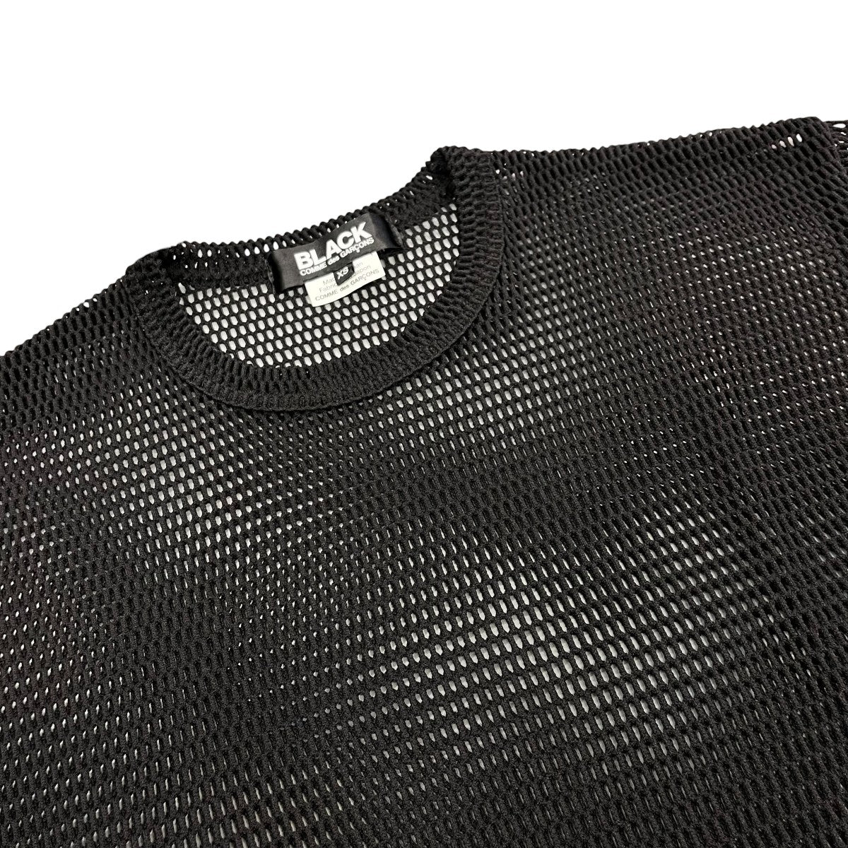 BLACK COMME des GARCONS メッシュメッシュTシャツ 古着・中古-3枚目のアイテム画像