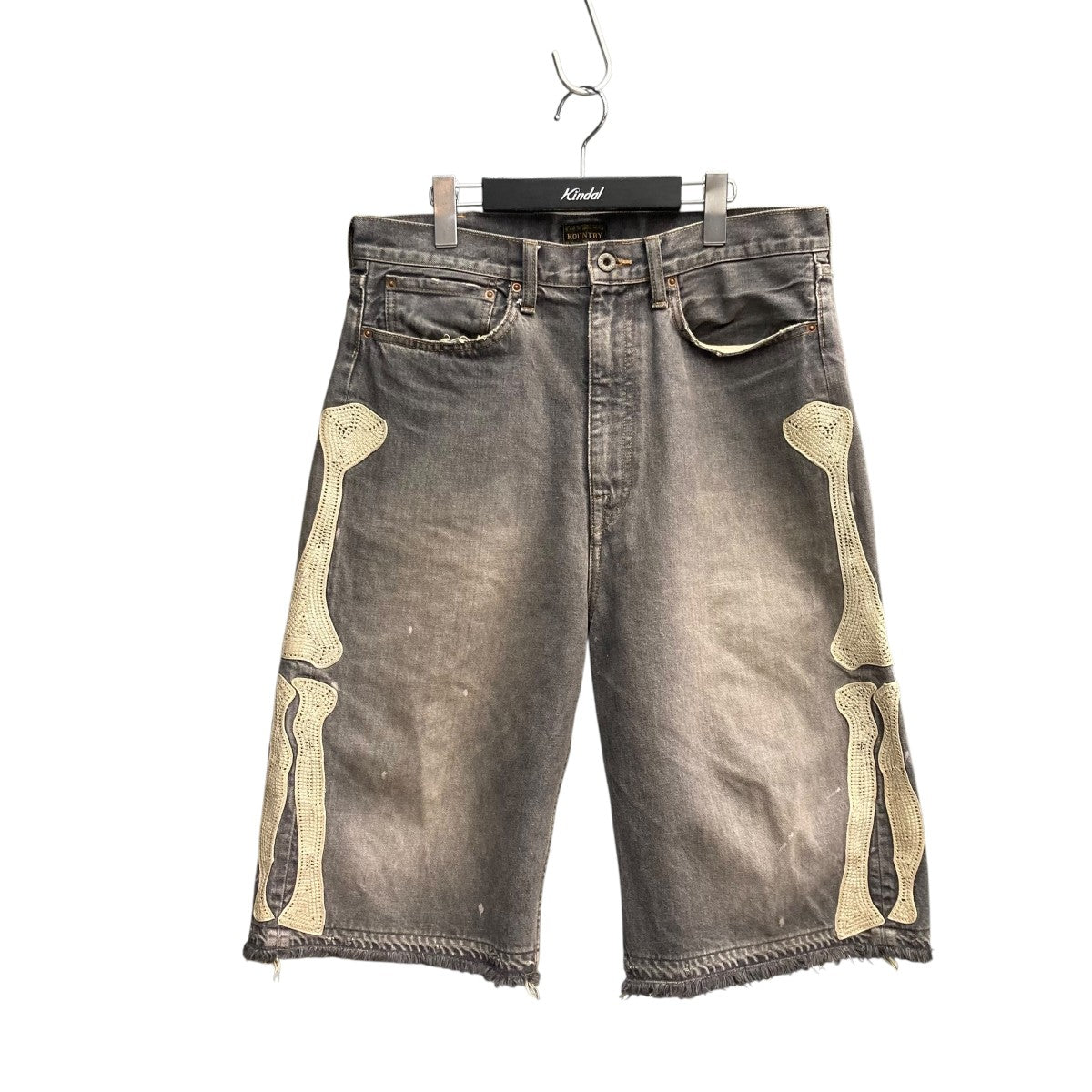 KAPITAL サルエルハーフパンツ ブラック KAPITAL - キャピタルサルエルハーフパンツの通販 by 寅壱3553's