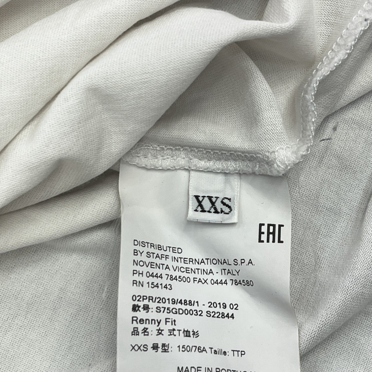 19AWプリント半袖TシャツS75GD0032