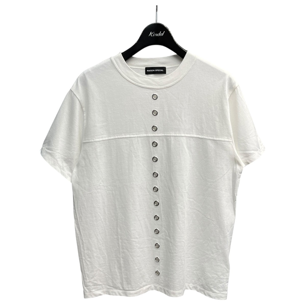 MAISON SPECIAL アイレット半袖Tシャツ21231415102 古着・中古-1枚目のアイテム画像