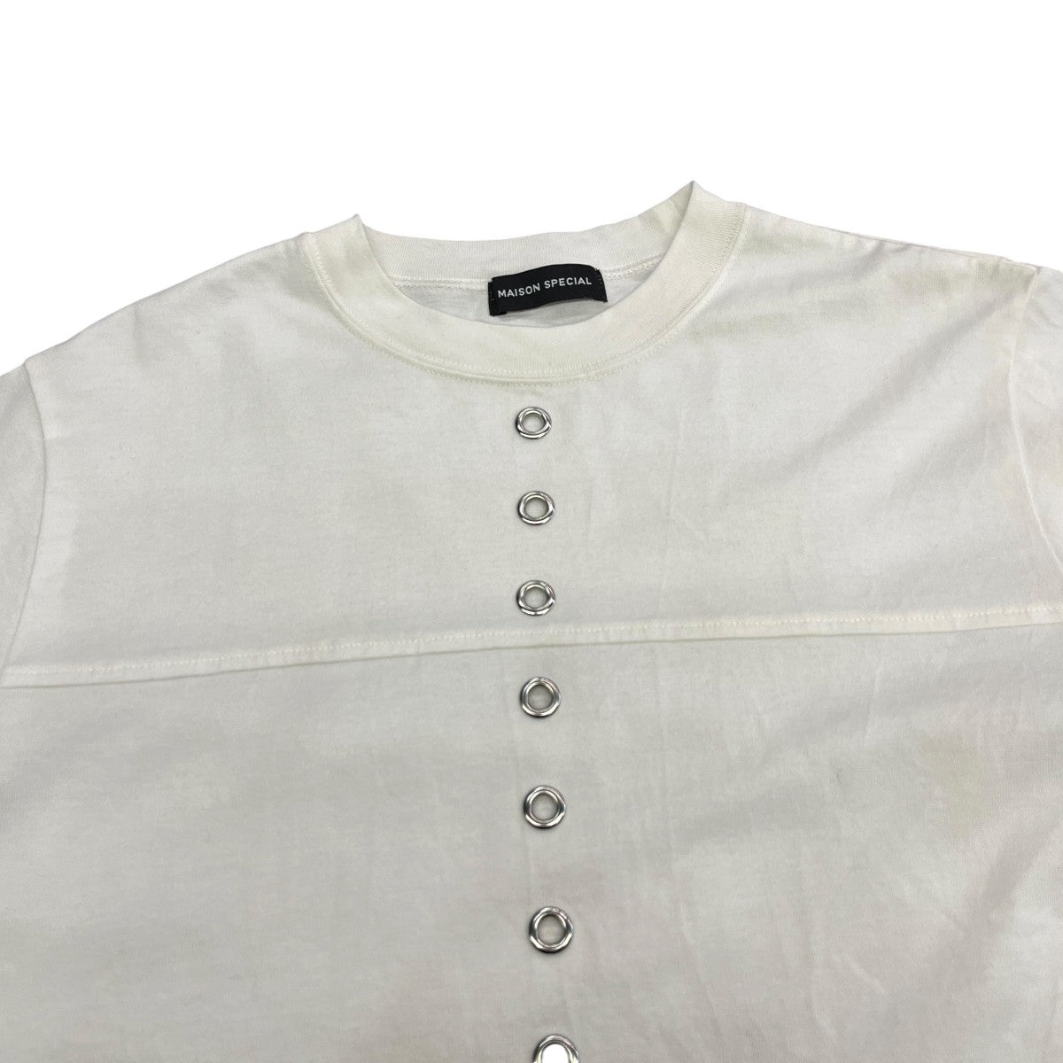 MAISON SPECIAL アイレット半袖Tシャツ21231415102 古着・中古-3枚目のアイテム画像