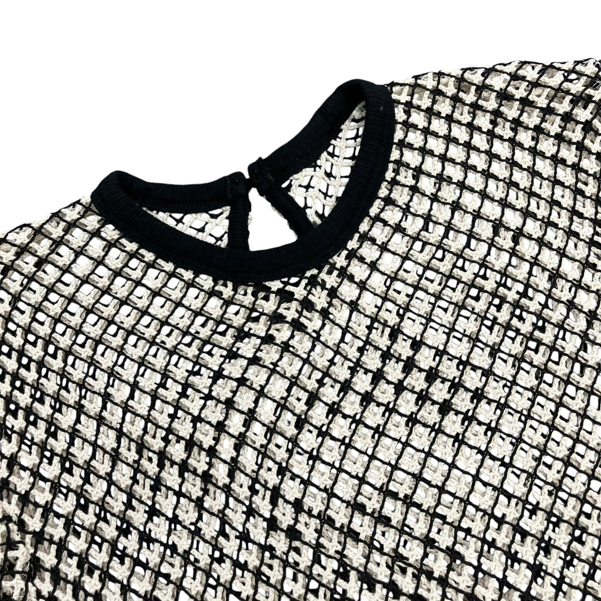 Double Mesh Short Length T-shirt半袖ニット21241415216
