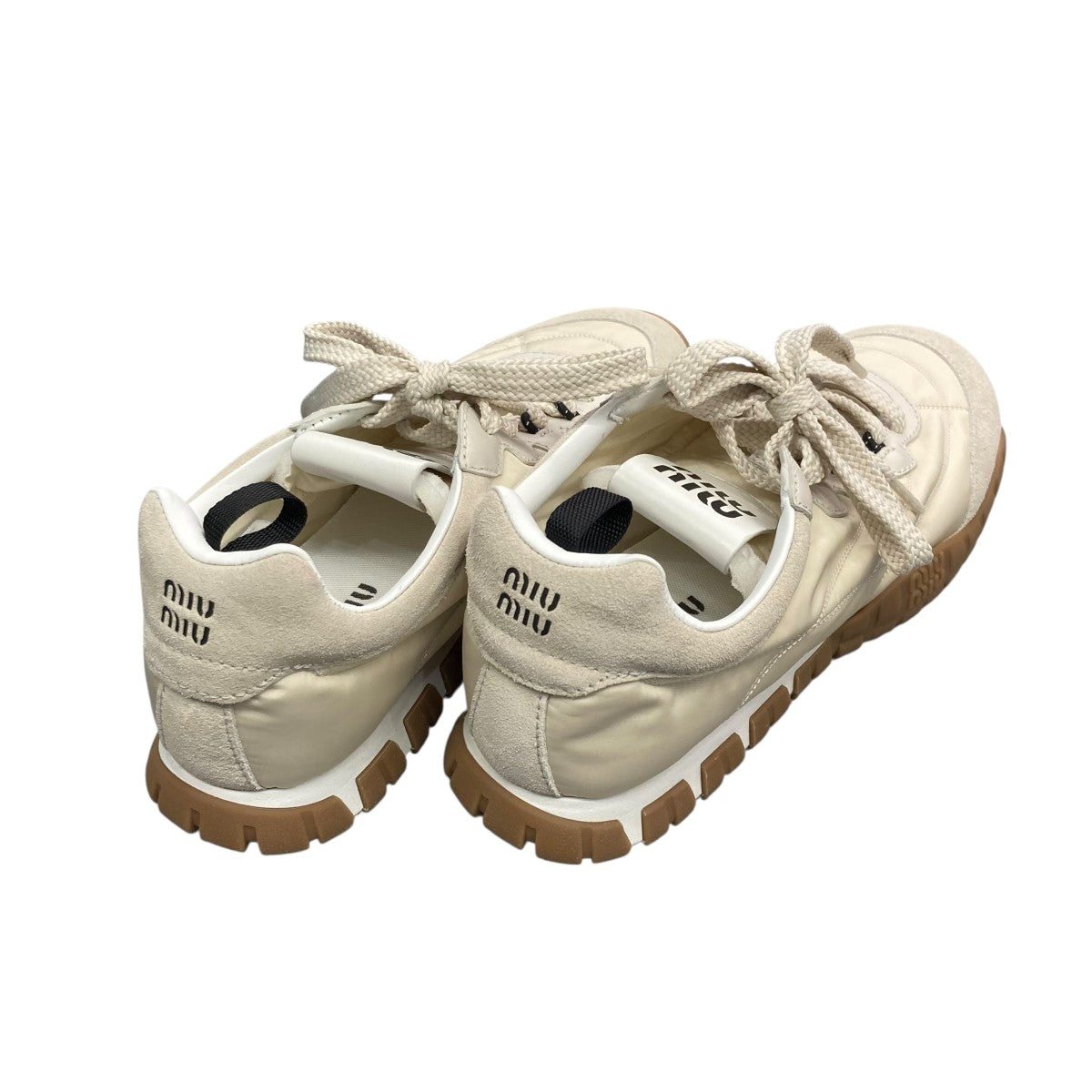 MIU MIU(ミュウミュウ) Tyreスニーカー417 417 アイボリー サイズ 38