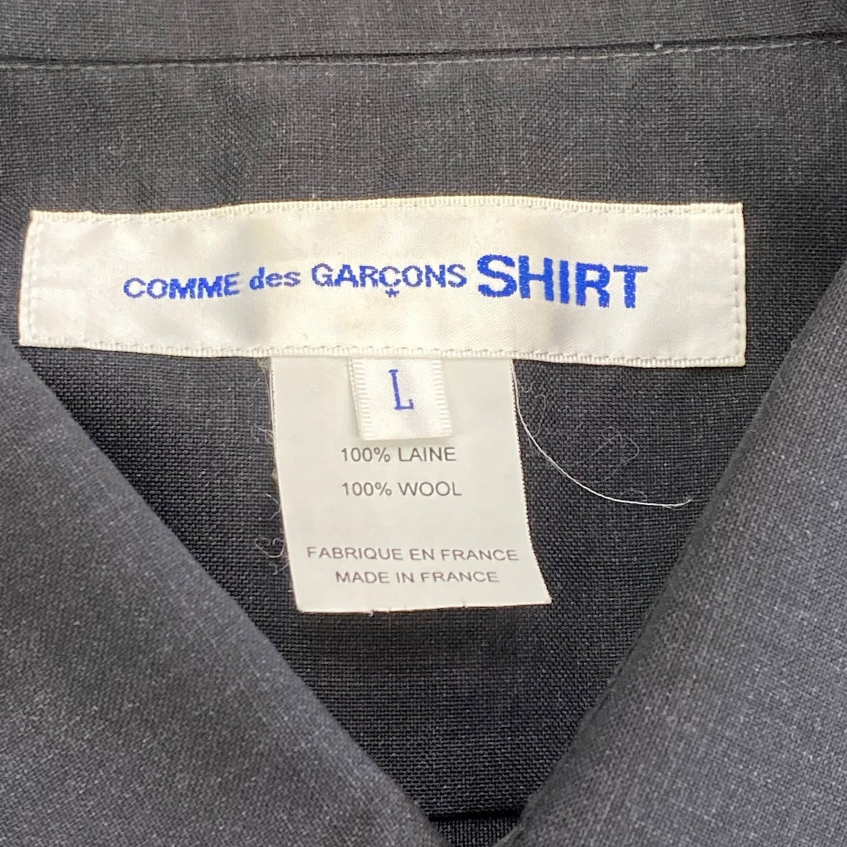 COMME des GARÇONS 長袖シャツ FZ-B301 Sサイズ COMME des GARCONS SHIRT（コムデギャルソンシャツ）FOREVER WIDE
