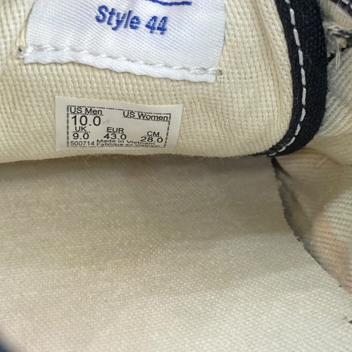 VANS(バンズ) DX Anaheim Factoryスニーカー ブラック サイズ 28CM