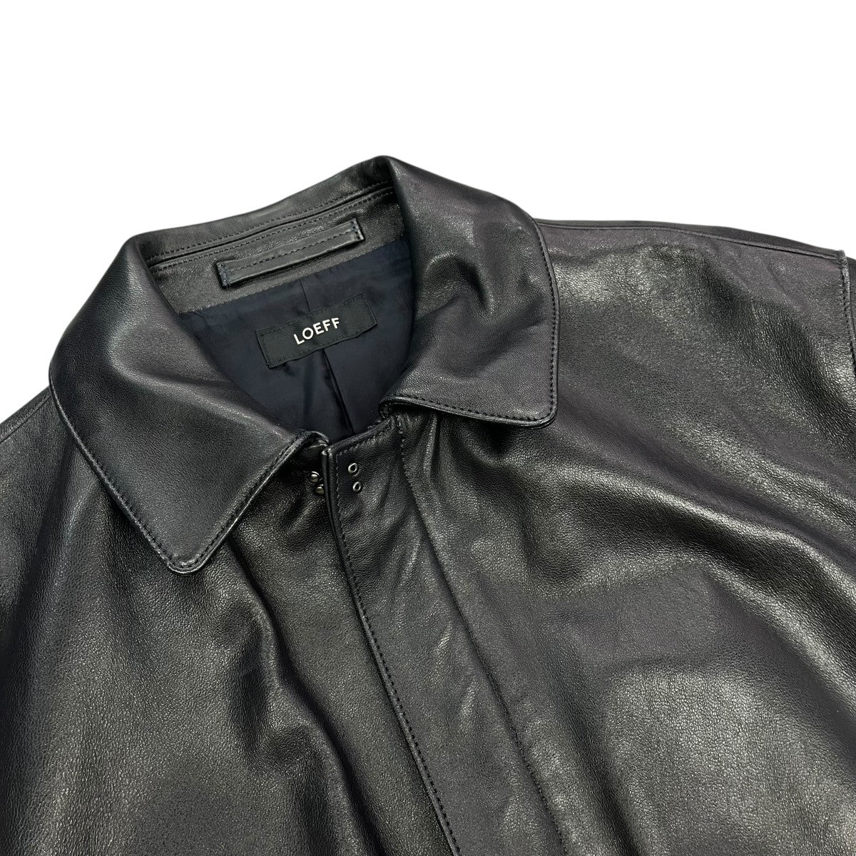 LOEFF(ロエフ) LAMB LTR FLHTレザージャケット8885-699-0014 8885-699