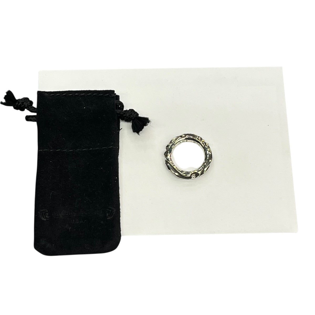 CHROME HEARTS(クロムハーツ) SCROLL BANDリング シルバー サイズ 6号