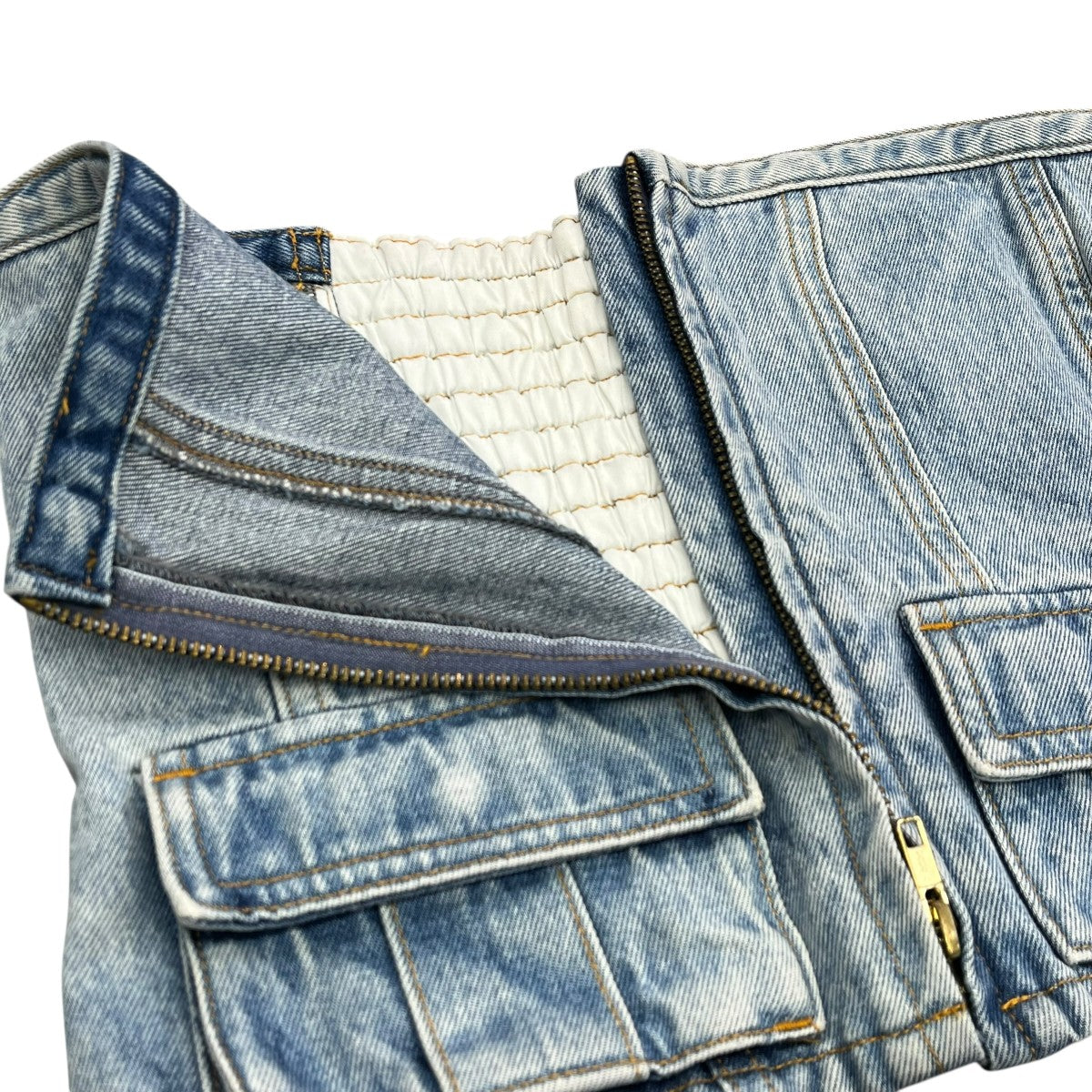 Sea Room Lynn Denim miniビスチェビスチェ002011020 古着・中古-4枚目のアイテム画像