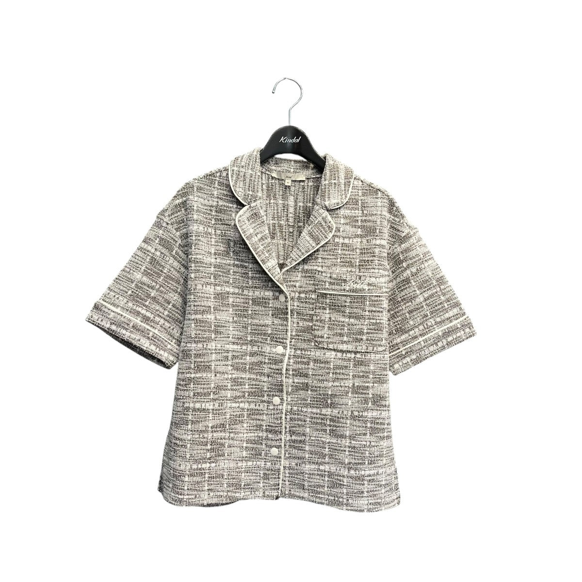 KITH 25SSTweed Camp Shirt半袖シャツ25051061000120 古着・中古-1枚目のアイテム画像