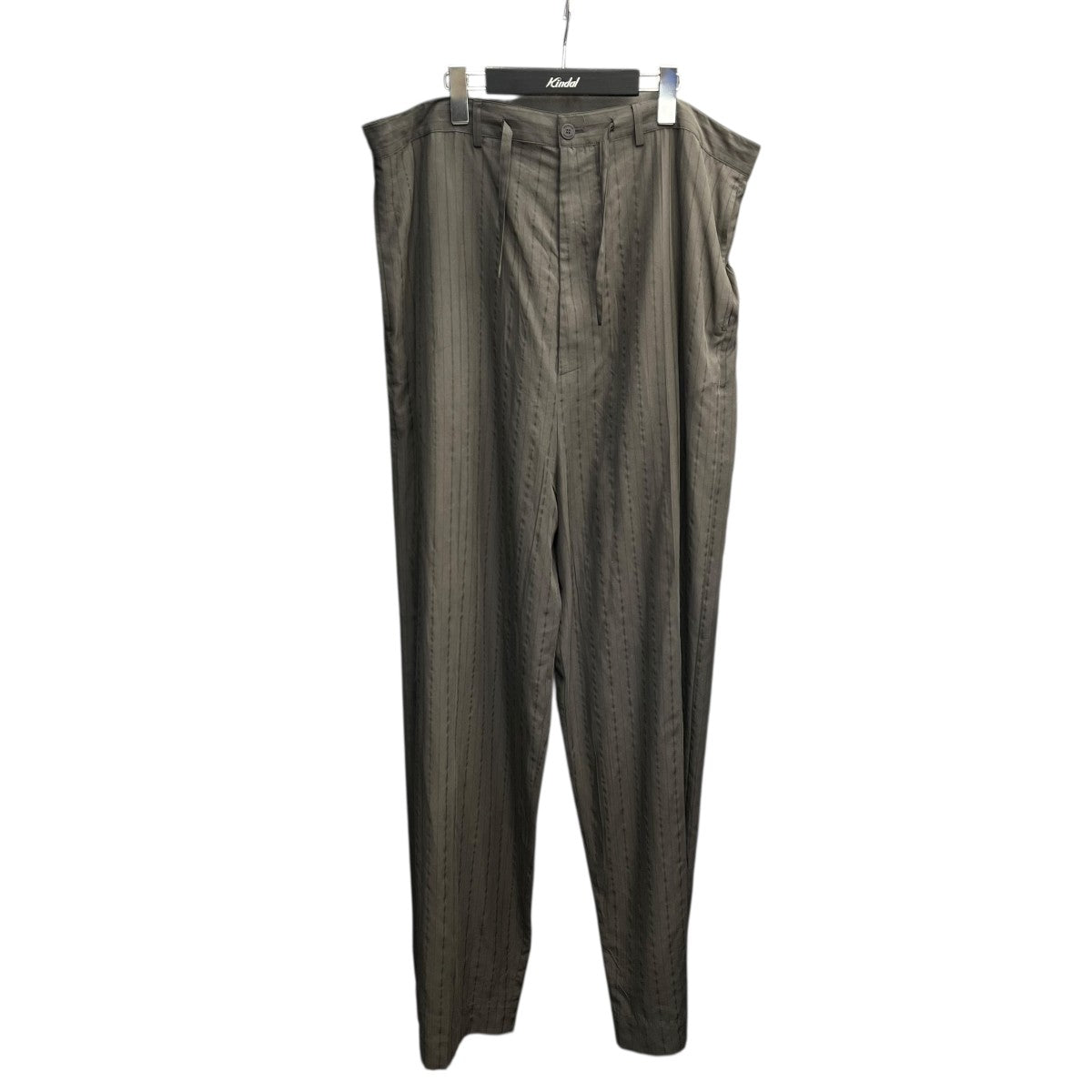 BALENCIAGA 24AWピンストライプフルードテーラードロングパンツワイドスラックス809134 古着・中古-1枚目のアイテム画像