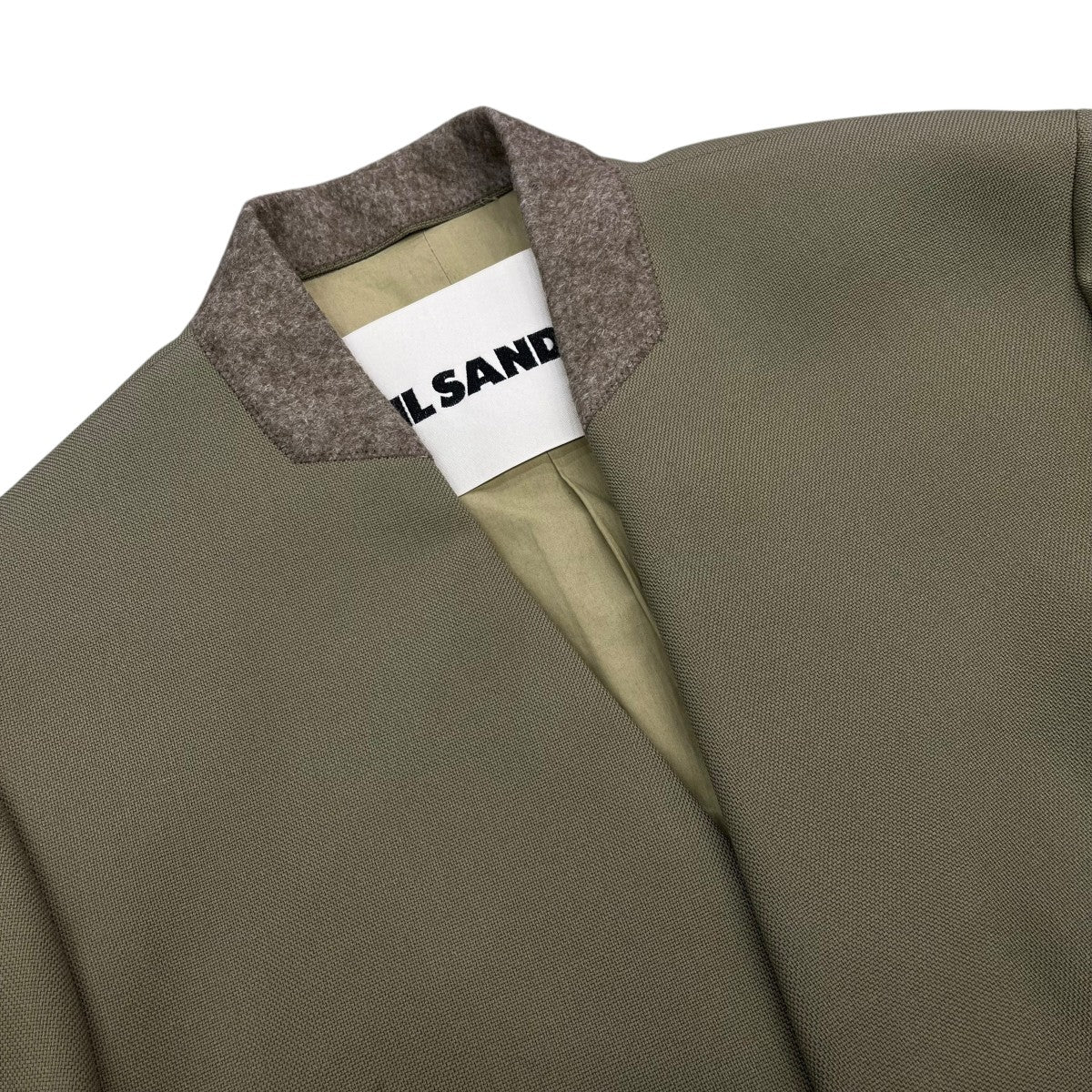 JIL SANDER 22AW1B Collar Less JacketテーラードジャケットJ21BN0011 J40005 古着・中古-3枚目のアイテム画像