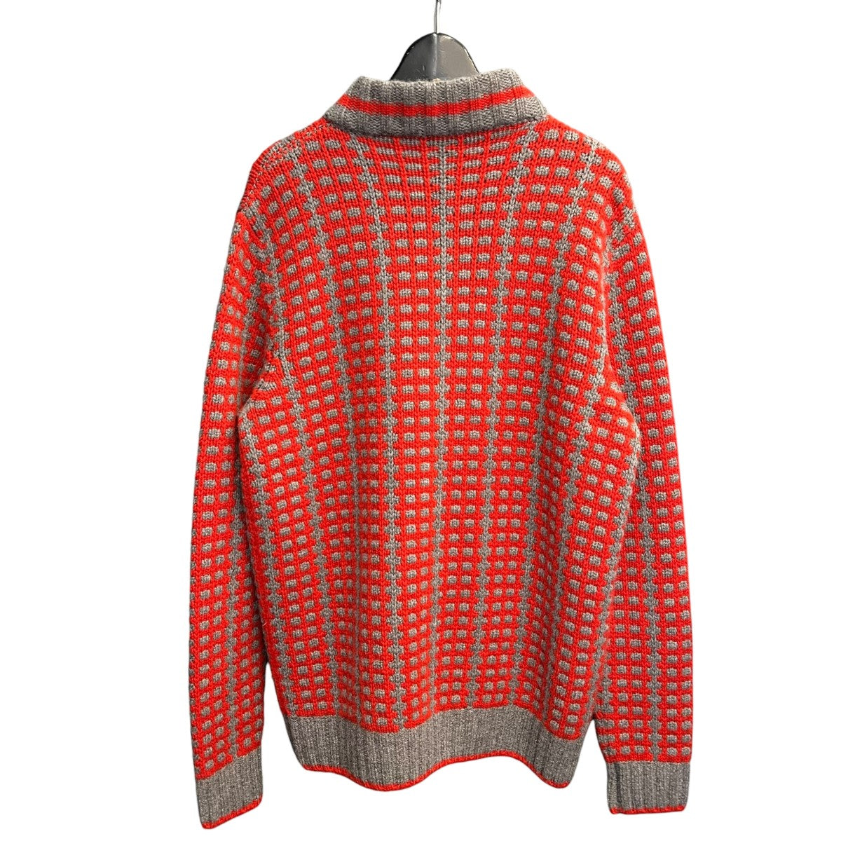 HERMES ジップカーディガン 古着・中古-2枚目のアイテム画像