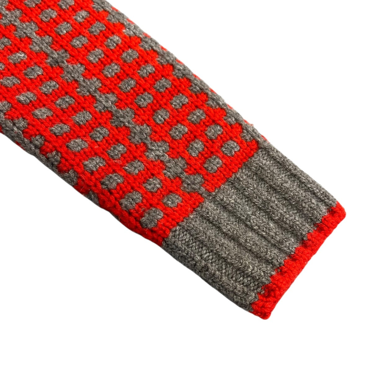 HERMES ジップカーディガン 古着・中古-4枚目のアイテム画像