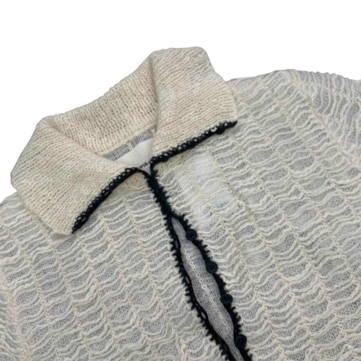 TODAYFUL(トゥデイフル) Mesh Jacquard Knitshirtsカーディガン