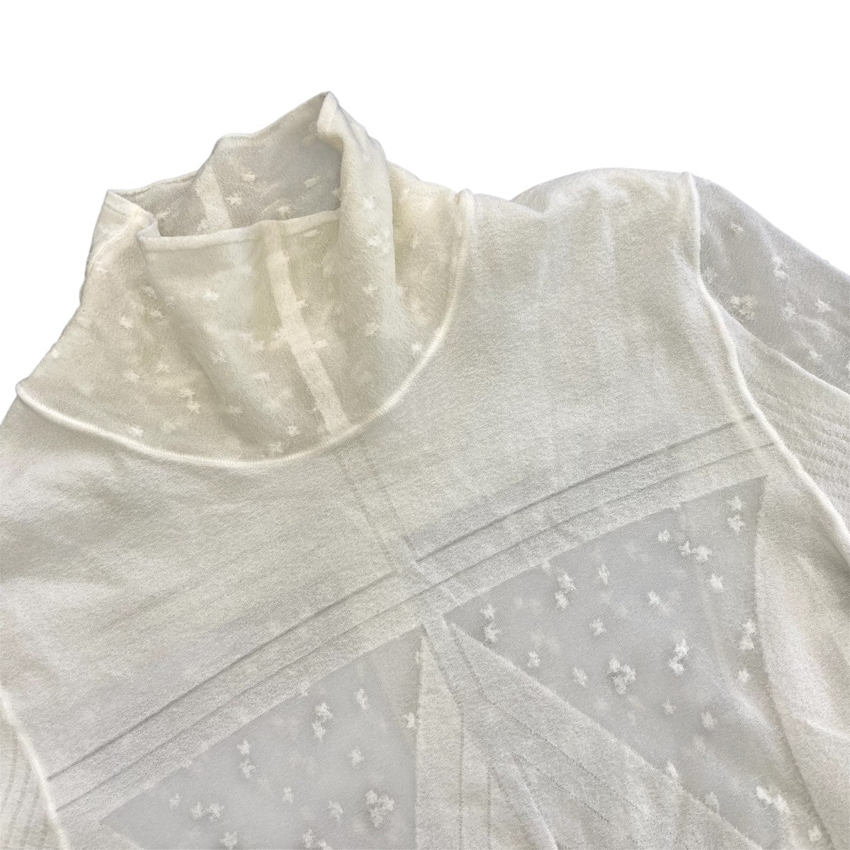 21AWosmanthus motif jacquard dressシアーカットソーMM21FW-KN042