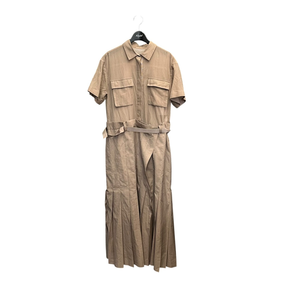 sacai Chalk Stripe Dress半袖ワンピース23-06539 古着・中古-1枚目のアイテム画像