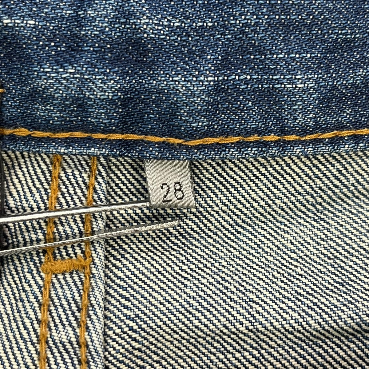 ディオールオム 爪痕加工デニム インディゴ 06SS 日本製 26サイズ エディ Dior Homme(ディオールオム) 06AW爪痕デニムデニムパンツ インディゴ