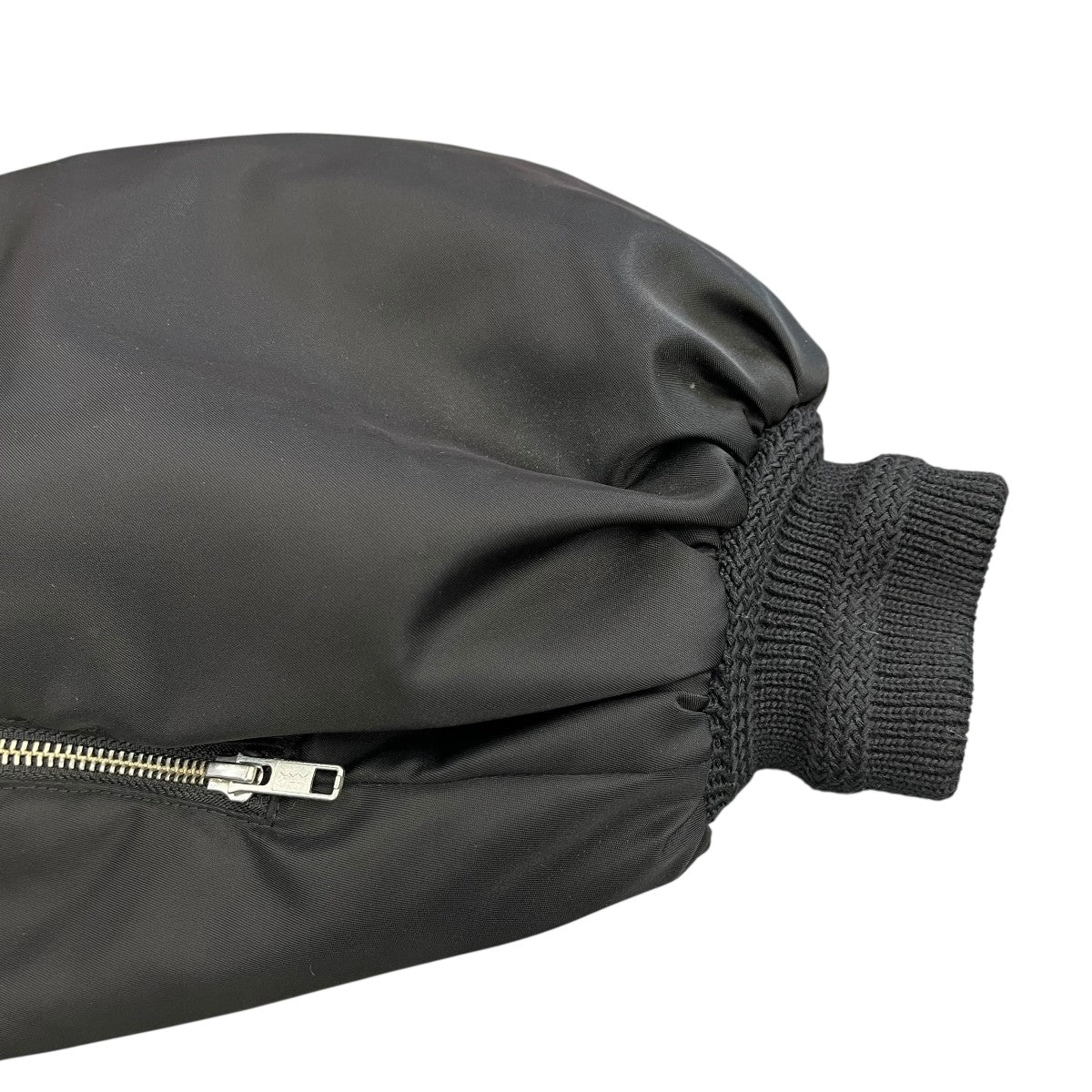 W&LT ブラック ナイロンジャケット　ウォルターヴァンヴェイレンドンク W< ブラック ナイロンジャケット ウォルターヴァンヴェイレンドンク