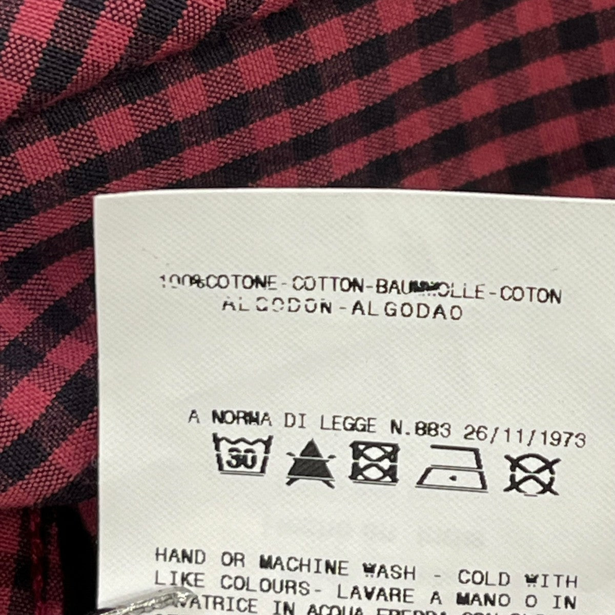 JOHN GALLIANO(ジョンガリアーノ) 長袖シャツWR2630 WR2630 ブラック