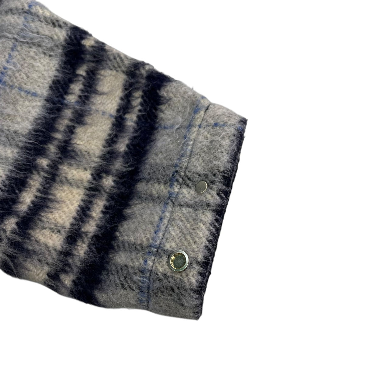 FAT(エフエイティー) SHAGGYGANチェック柄シャギーカーディガン