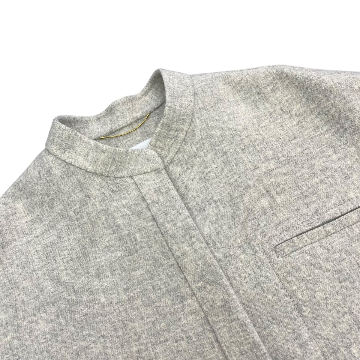 EBURE(エブール) 22AWジロンラム メルトン プルオーバー ブラウス