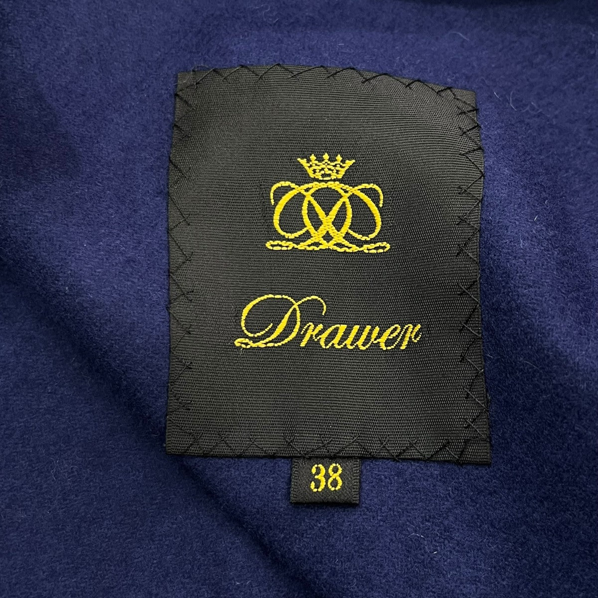 Drawer(ドゥロワー) ウールコート6525-299-0395 6525-299-0395 ブルー