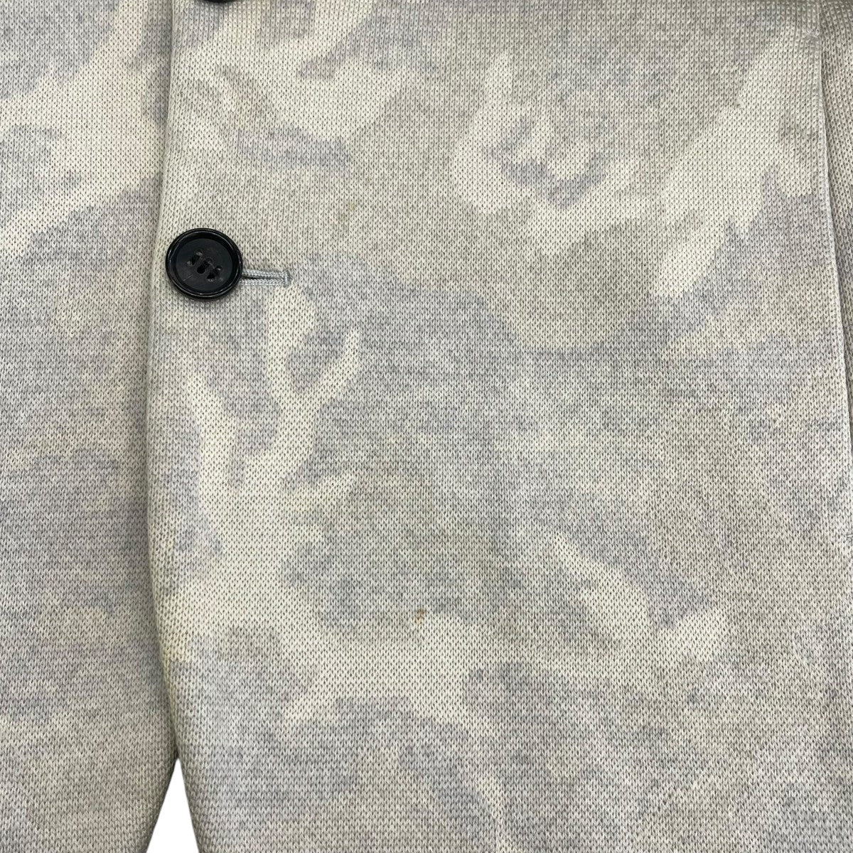 CASHWOOL CAMO KNIT 2BテーラードジャケットK071