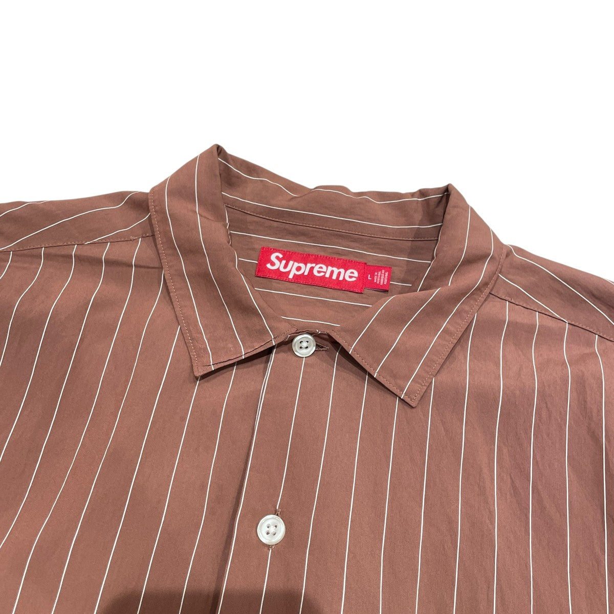 25SSStripe S S Pajama Shirt半袖シャツ